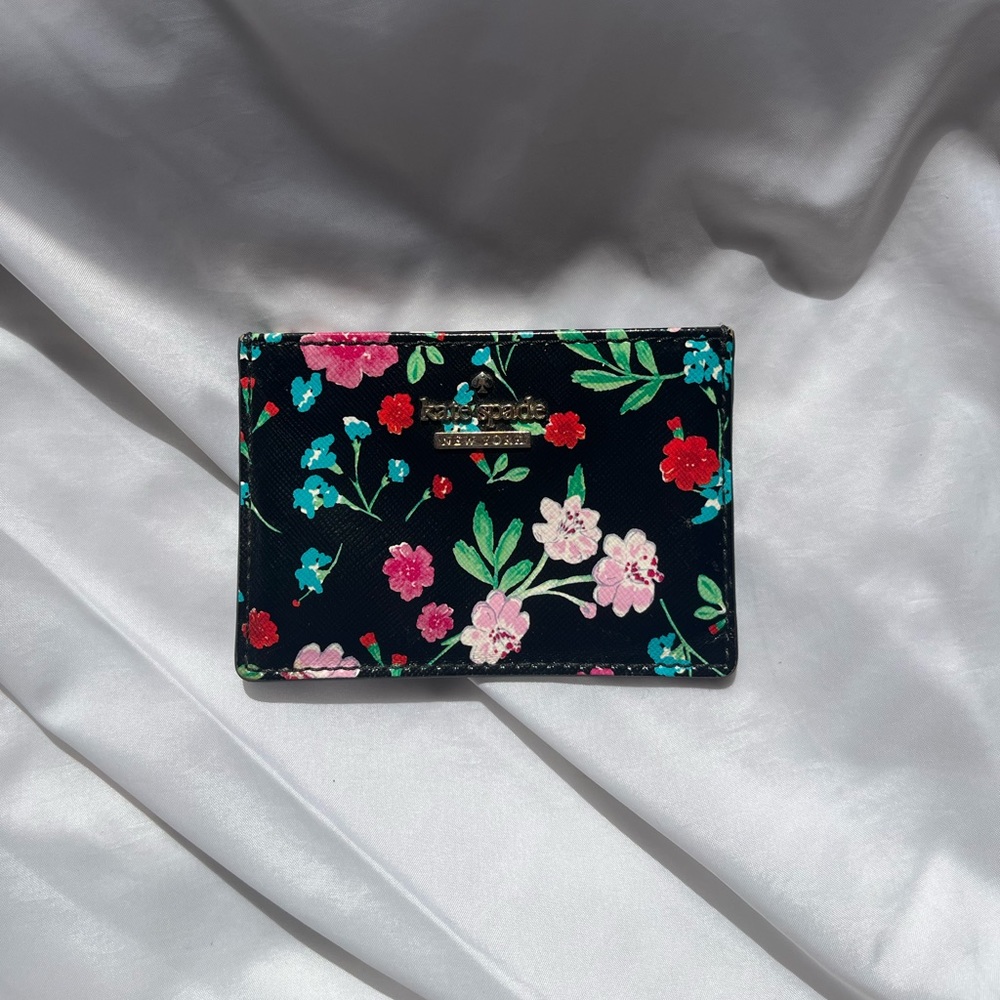 Flower print Kate Spade Card holder